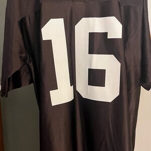 Black Jersey with White Number 16